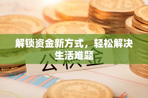 楠西解锁资金新方式，轻松解决生活难题